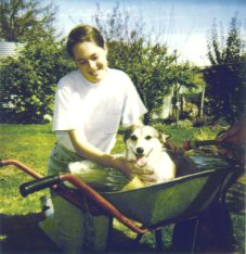 Aneta washing Sarah