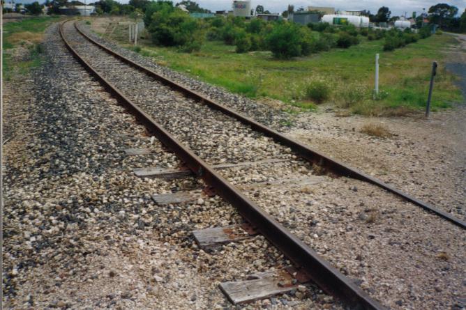 Close up of track
