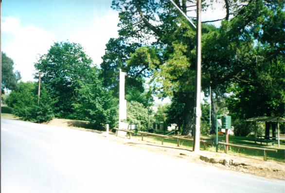 Station and park from the road